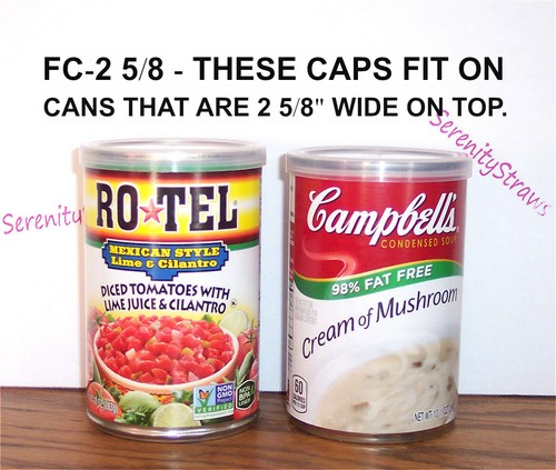 Soda CAN LIDS, Beer Can CAPS, Soda Savers, Food Can Lids, Stretch FOOD COVERS - Picture 11 of 51