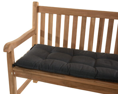 Auflage Gartenbank Naxos 150 cm 50318-701 anthrazit 150x49x6 cm Sun Garden