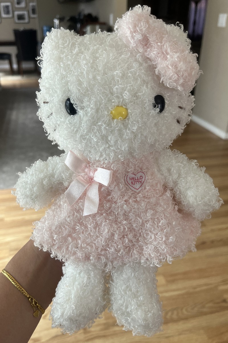 NWT Vintage Sanrio Smiles 2003 Fuzzy Hello Kitty Plush 10” | eBay