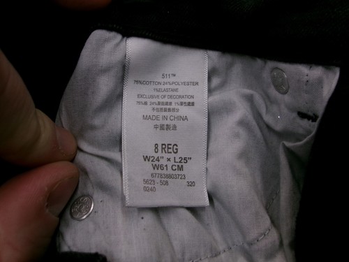 Levis 514 Jeans Boys 8 Black Slim Straight Classic Everyday Basic Minimalist - Picture 11 of 21
