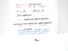 REMINGTON MOD. 12 - 22 CAL. (FIRING PIN SPRING PLUNGER EARLY)    (ITEM # J-4542)
