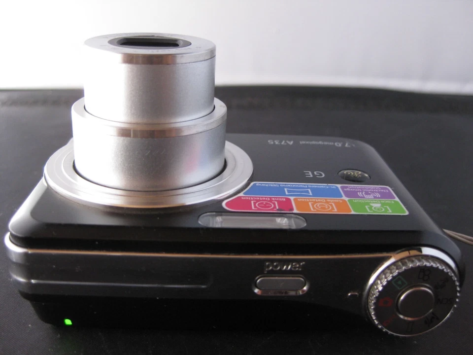 GE Smart Series A735 7.0MP Black Digital Camera TESTED - Image 4 of 4