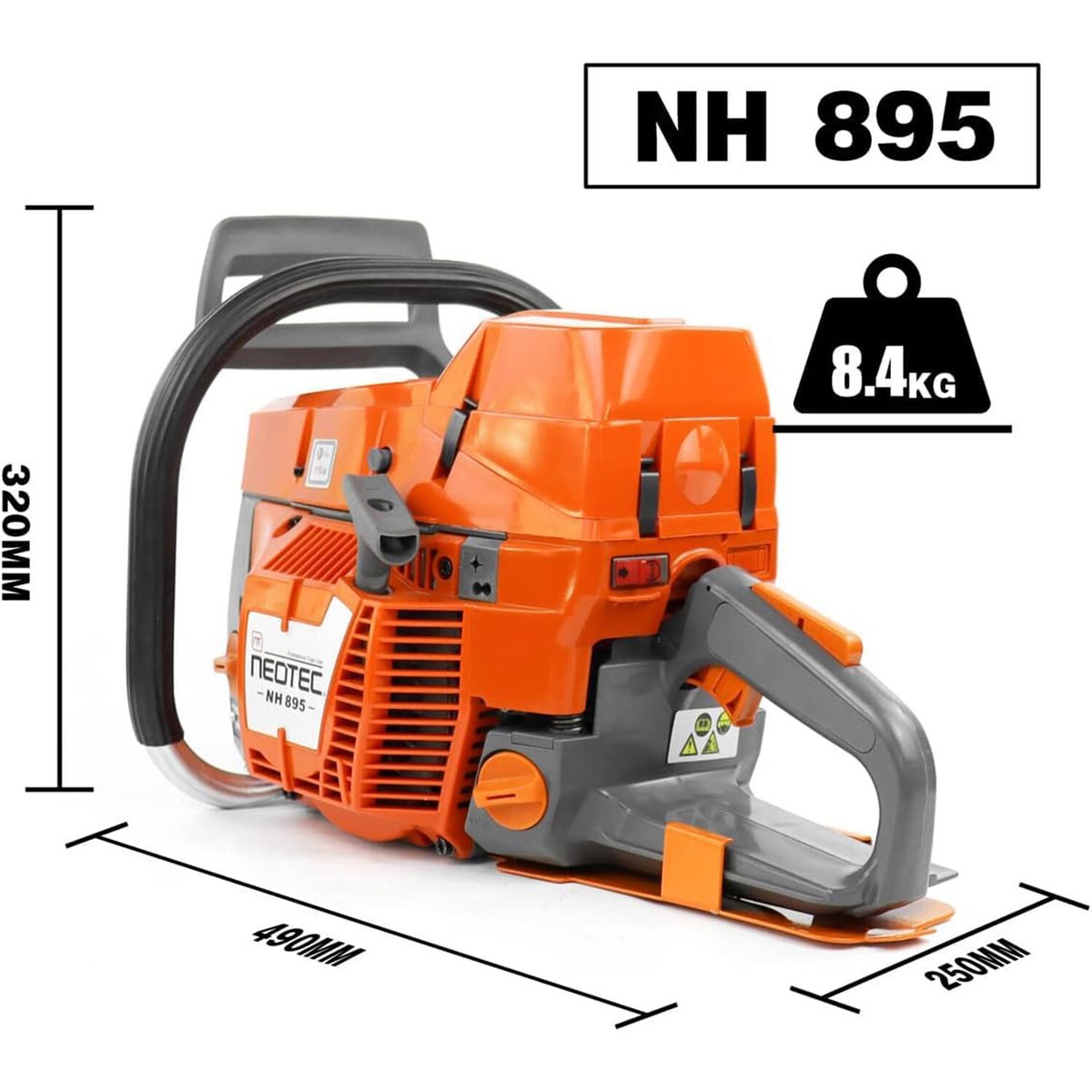 94cc Chainsaw Gas Power Head Compatible with Husqvarna 394 394XP