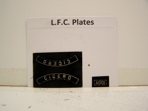 LFC LNER/BR No 60101 Cicero Typenschilder | Zustand: New