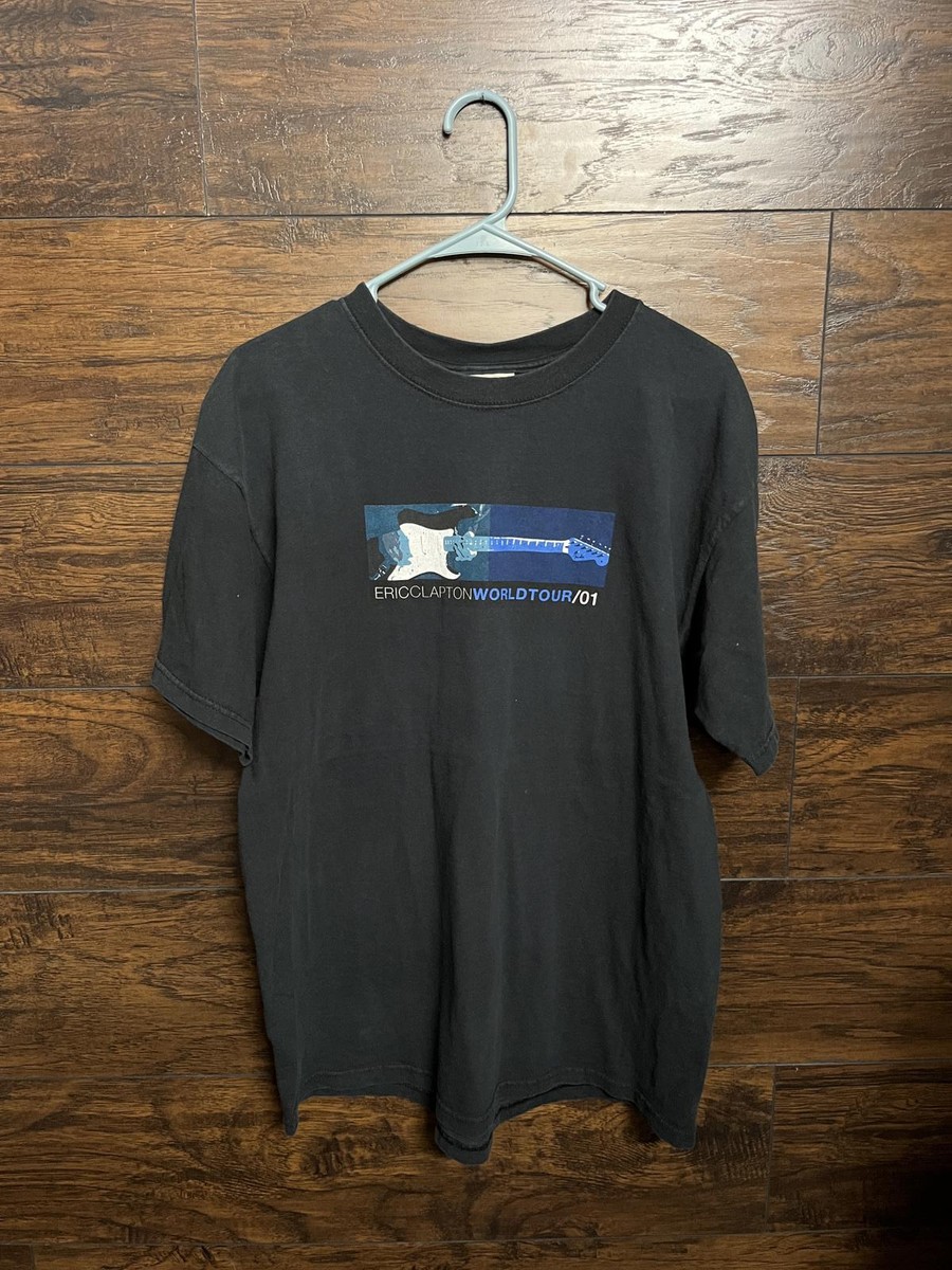 Y2K Eric Clapton World Tour Tee XL USA製 Vintage Eric Clapton Guitar T-shirt World Tour 2001 Shirt -L | eBay