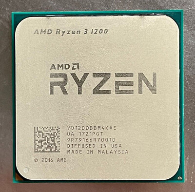 AMD Ryzen R3 1200 4-core 4-thread 8MB 65W 3.10GHz AM4 CPU processor