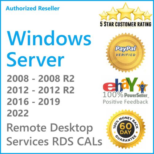 Windows Server Remote Desktop Services | Terminal Services RDP RDS CAL License - Picture 1 of 13