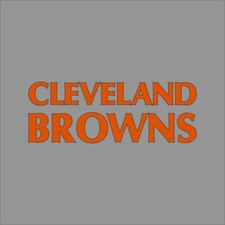 Cleveland Browns 4 NFL Team Pro Sports Vinyl Sticker Decal Car Window Wall