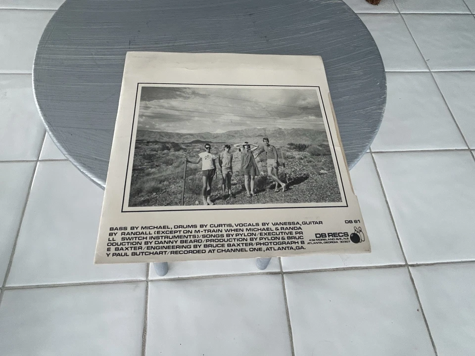 PYLON Crazy / M-Train Single 45 RPM Picture Sleeve REM DB Records - Image 2 of 4