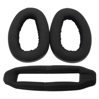 Für Sennheiser GSP 600 500 Headset Ohrpolster Schwammabdeckung +Stirnband Träger