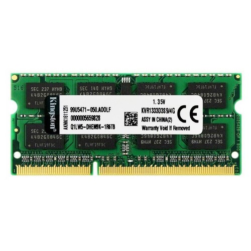 Kingston DDR3 DDR3L 4GB 8GB 1066 1333 1600 1.5V 1.35V SO Memory RAM for Notebook - Picture 1 of 7