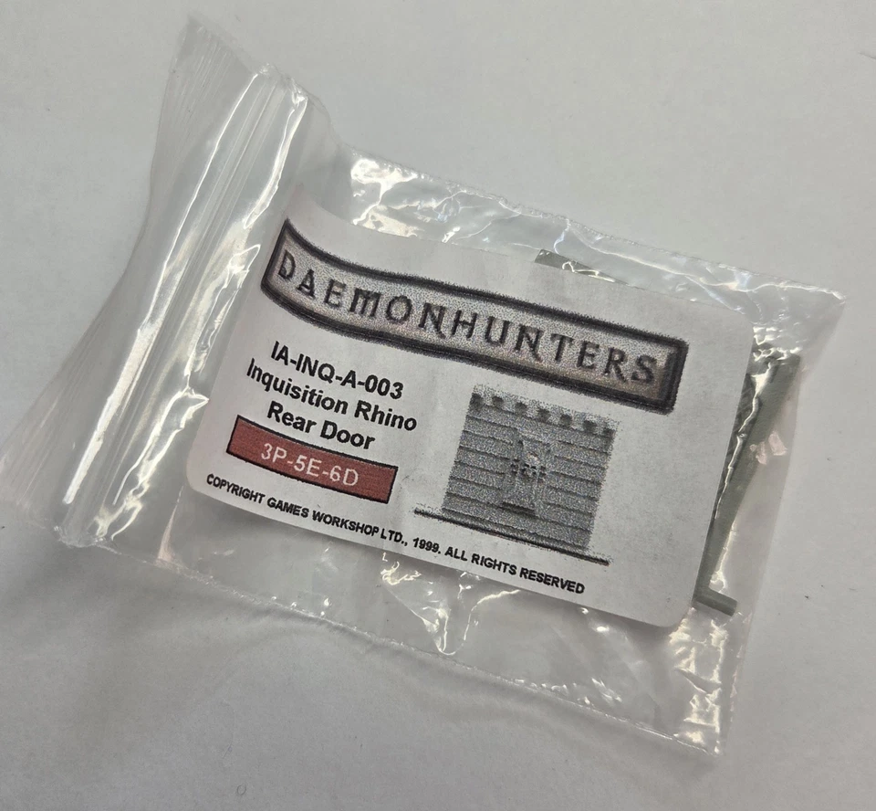 Warhammer 40K - Inquisición - Puerta Trasera Rhino - Forgeworld Nuevo - Daemonhunters Foto 2 de 2