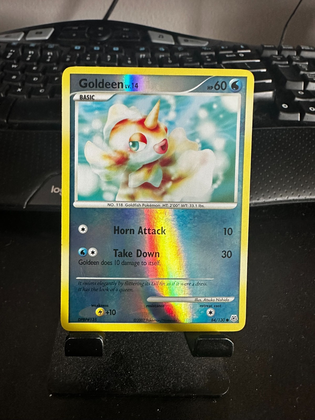 Goldeen 84/130 Reverse Holo Common Diamond and Pearl LP