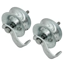 Sliding Gate Rollers 5" Steel Pipe Track Roller Galvanized for 1 5/8" Pipe Tr...