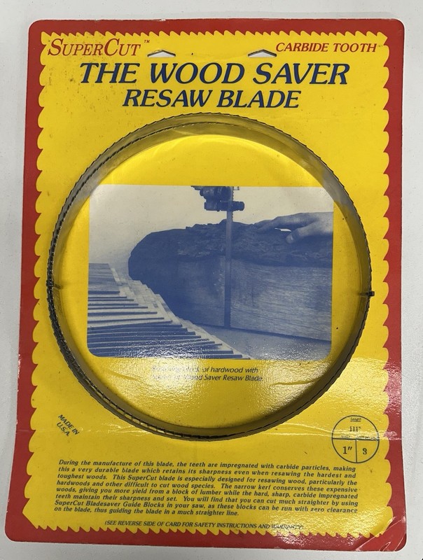 Supercut 111-inch x 3/4-inch x .032 x 3 TPI Carbide Infused (Made in the USA)