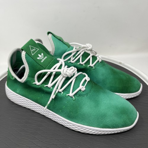 adidas x Pharrell Williams HU Tennisschuhe Sneaker grün/weiß Herren 12 DA9619 - Bild 1 von 17