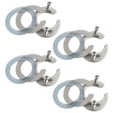 4Sets Bathroom Sink Tap Fixing Nuts: Stainless Steel Faucet Basin Nuts and