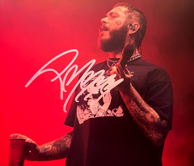 POST MALONE Hand Singed 8x10 inch Original Authentic Autograph w/COA