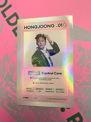 ATEEZ HONGJOONG Golden Hour Part 5 Character Photocard A ver.
