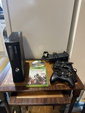 Xbox 360 E Console Bundle 250GB 2 Games 2 Controllers & Wires COMPLETE SET UP