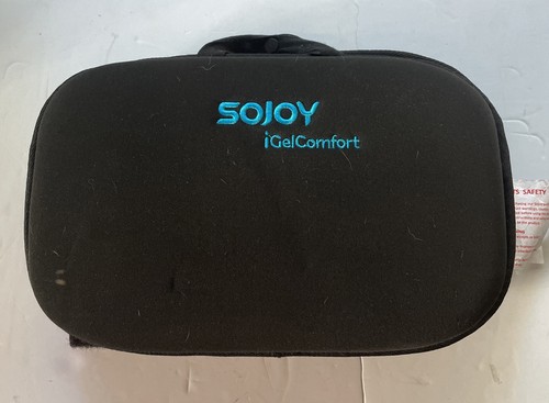 Sojoy iGelComfort 3 in 1 Foldable Gel Seat Cushion Featured with Memory Black 