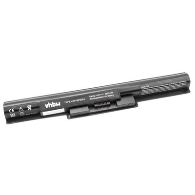 Akku für Sony Vaio SVF1532A4E SVF1532ACXB SVF1532B4E SVF1532BCXB 2600mAh 14,8V