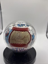Greg Maddux autographed ball art 1/1 HOF 2014 hand painted JSA COA