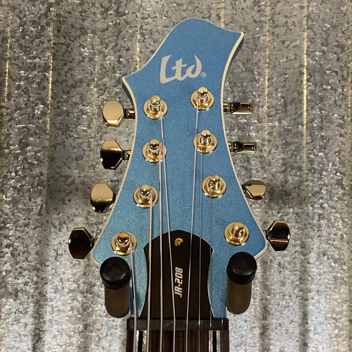 ESP LTD JR-208 Javier Reyes 8 String Pelham Blue Baritone Guitar