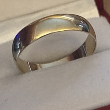 Vintage 9ct Gold Wedding Ring 9 Carat Yellow Gold Band Size U to U 1/2 Gents