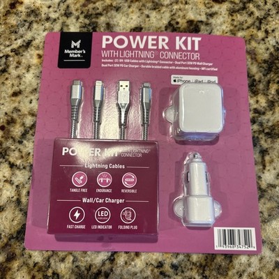 Member's Mark Power Kit with 8-Pin Connector, for iPhone, iPad & iPod
