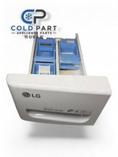 Cajón detergente para lavadora de carga frontal LG OEM AGL74074375 con manchas cosméticas