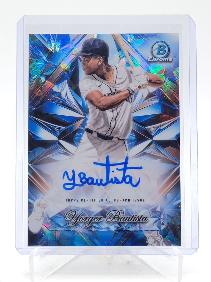 YORGER BAUTISTA 2025 BOWMAN CHROME SAPPHIRE SELECTIONS AUTO Q4415