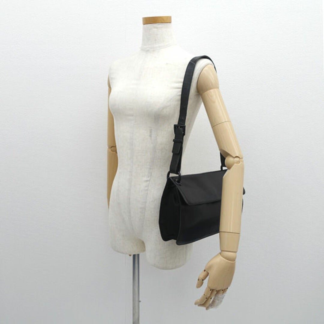 PRADA One shoulder handbag black leather Bag BAG Brand Used 0990014604 thumbnail 10