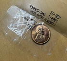 1955-S Lincoln Wheat Cent Coin In Littleton Pack Uncirculated BU