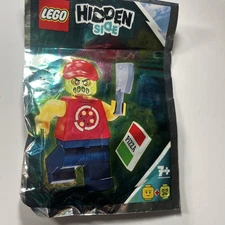 LEGO 791902 Hidden Side Foil pack Possessed Pizza Delivery Man  bag has creases