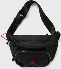 Jordan MA0887-023 Unisex O/S Black Rise Crossbody Logo Bag Fanny Pack Waist Bag
