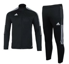 Adidas Men s Black Tiro 21 AEROREADY FULL Suit Set Track Jacket M Pants S