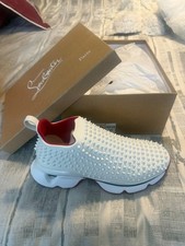 Christina Louboutin/ Spike Sock Donna Flat Ne...