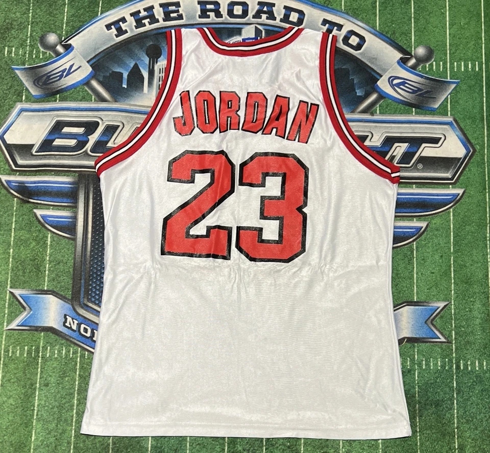 Camiseta de baloncesto vintage campeón Chicago Bulls Michael Jordan NBA talla 44 G2U Foto 3 de 4