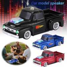 Bluetooth LED Classic Music Truck Speaker Loud Sound MP3 USB AUX FM TF LED Light