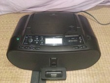 Sony ZS-S2IP AM-FM Radio CD-Player iPod Dock Boombox Works Great - See Video