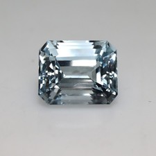 4.3 Ct AQUAMARINE Emerald Cut Stone, AAA Grade HIGH QUALITY Loose Stone Pendant