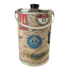 Vintage MCM Beuhner-Wanner Europejscy producenci samochodów Wiadro do lodu