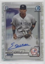 2020 Bowman Chrome Prospects Refractor 226/499 Ezequiel Duran #CPA-ED Auto 0t6h