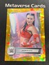 2025 Topps Chrome WWE Sapphire Gold #41 Jazmyn Nyx 18/50 NXT