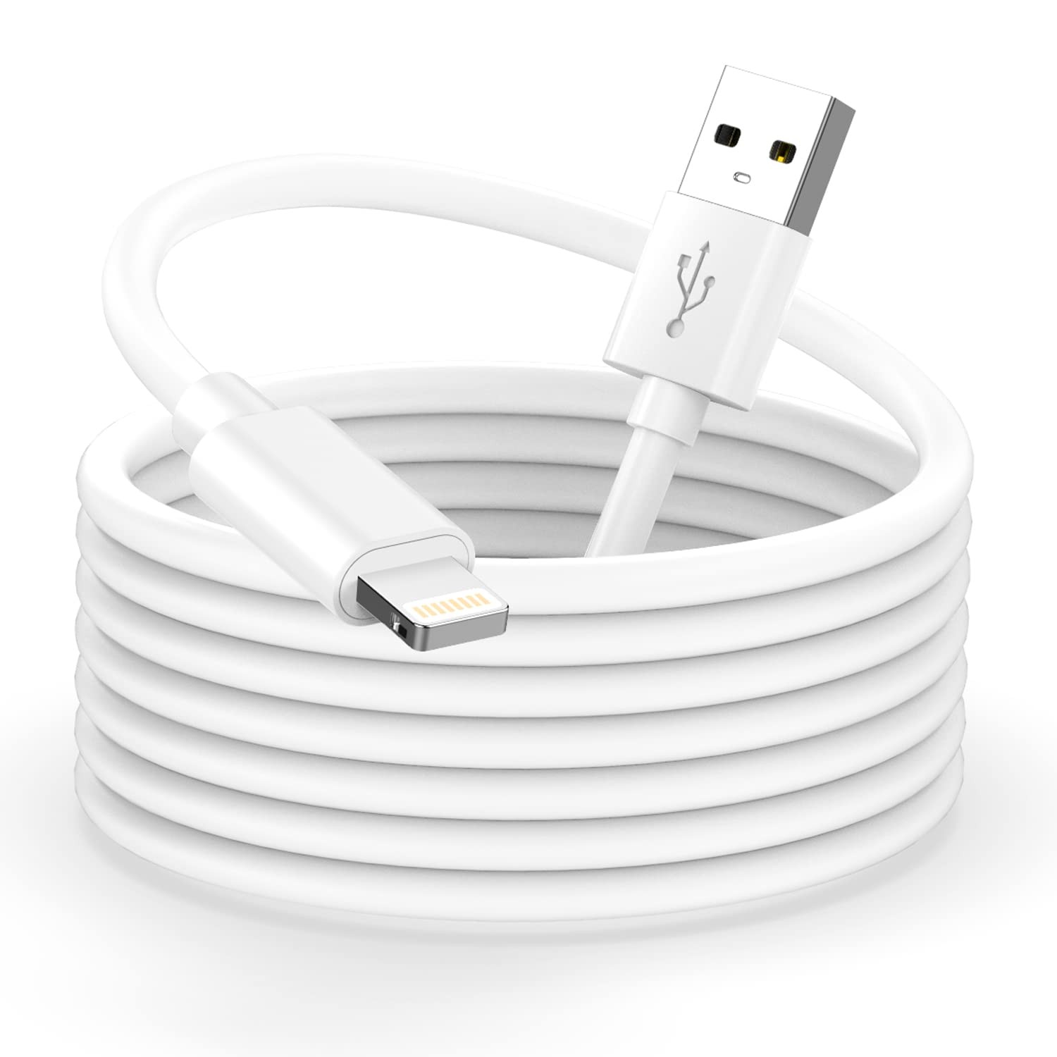 iPhone Charger Cable 3M Fast Charge [MFi Certified], USB to Lightning White