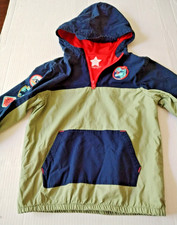 365 Kids from Garanimals Boys Dino Color Block Jacket Size 6 Hooded