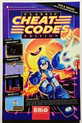 Classic Cheat Codes Edition (Paperback 2016) EMiO NES Game Guide Book Mega Man