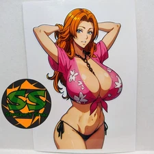 Bleach - Rangiku Matsumoto (Bikini) - Water-Resistant Vinyl Sticker