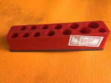 Snap On Tools  3/8” MAGNETIC Socket HOLDER 1/4-7/8 DEEP 211SFSHR VINTAGE